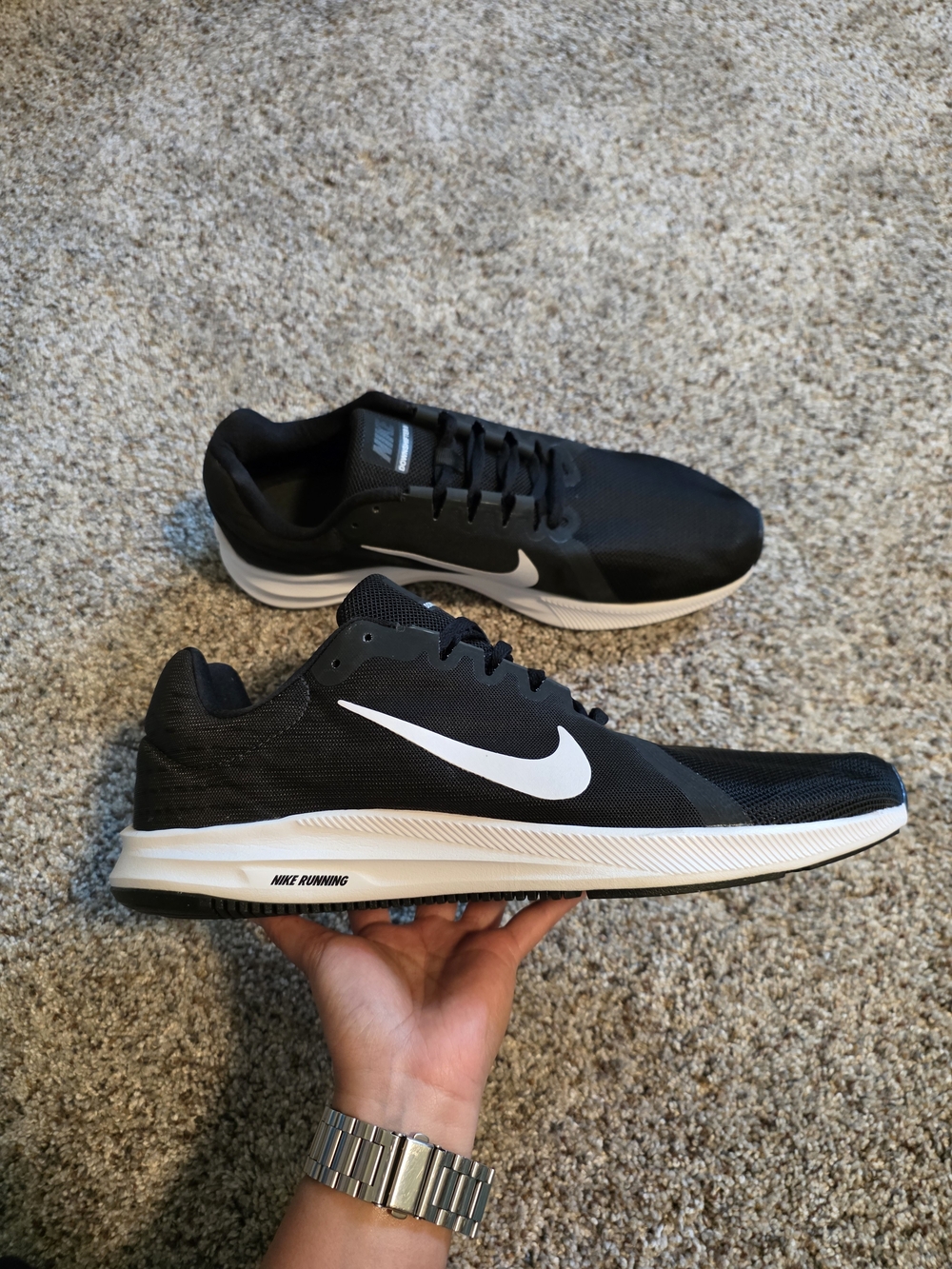 Nike Downshifter 5 Men's Black & White US 12